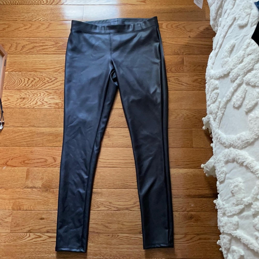 PLEATHER LEGGINGS